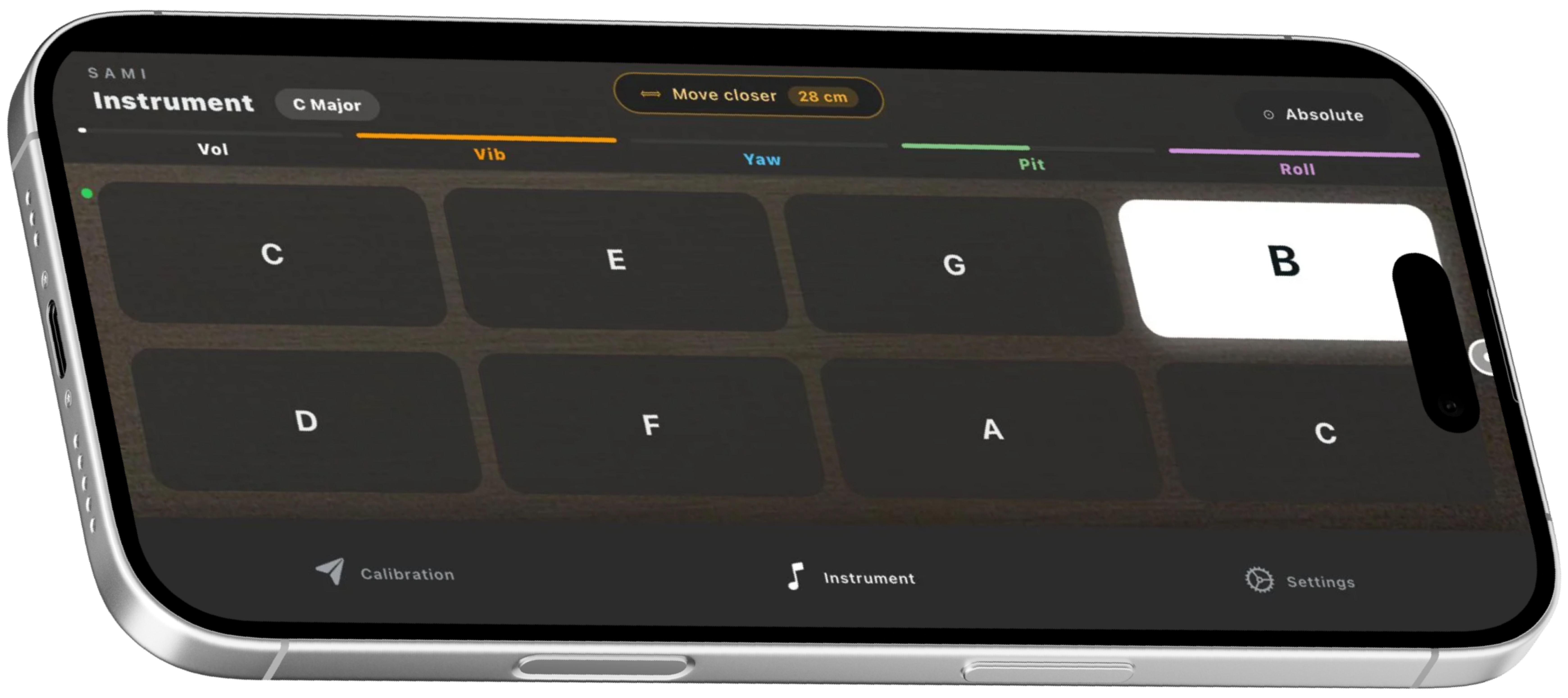 SAMI App Mockup